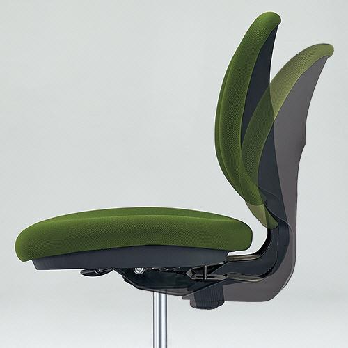 オリーブグリーン 曲線デザイン チェア オリーブグリーン 曲線デザイン チェア オリーブグリーン 曲線デザイン