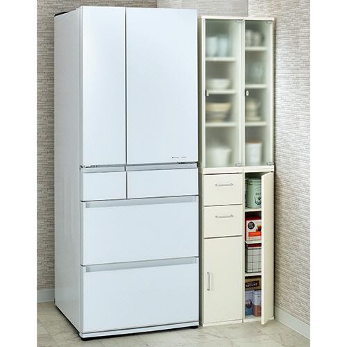 朝日木材加工　スレンダー　ストッカー　Ｗ２５０×Ｄ３９０×Ｈ８９５ｍｍ　ＳＬＫ−９０２５ＳＴ−Ｗ　１台（お取寄せ品)_2