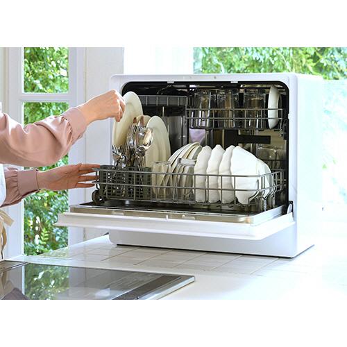 シロカ　食器洗い乾燥機　オートオープンタイプ　グレー　ＳＳ−ＭＡ３５１　１台｜tanomail｜04