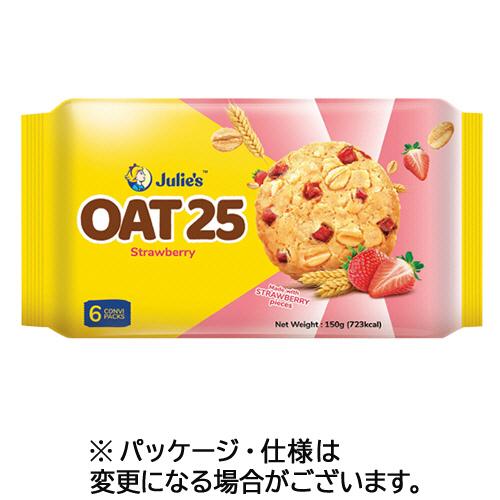 富永貿易 ジュリーズ オーツ25 ストロベリー 1袋（18枚：3枚×6