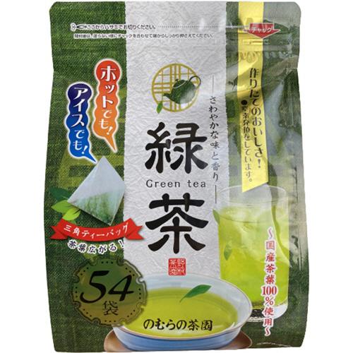 のむらの茶園　緑茶ティーバッグ　３ｇ　１パック（５４バッグ）