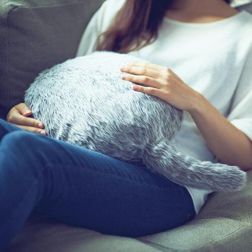 ユカイ工学 Qoobo ハスキーグレー YE−QB001G 1個