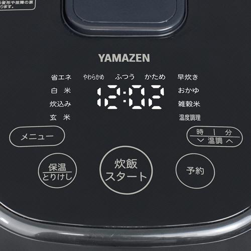 新品未使用箱不良　山善IH炊飯器5.5合炊き ブラック YJN-E101(B) YJN-E101(B) IH炊飯器 YAMAZEN(山善) ブラック色 最大炊飯量5.5