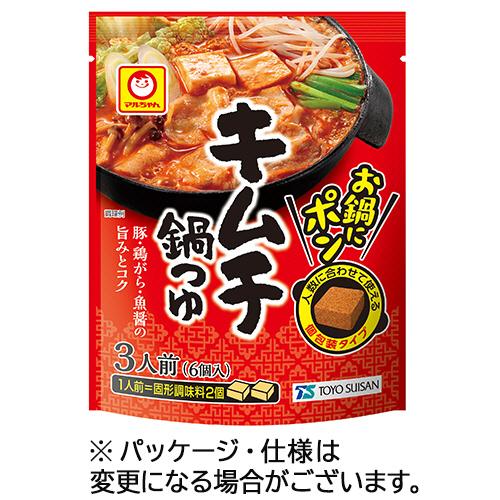東洋水産 マルちゃん お鍋にポン キムチ鍋つゆ 3人前（計6個） 1袋