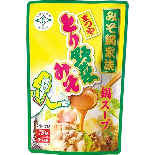 マルサンアイ まつや とり野菜みそ鍋スープ ７２０Ｇ １個 ３〜４人前 最大55%Offクーポン