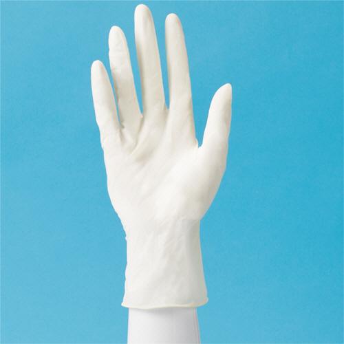 エステー　モデルローブ　Ｎｏ．９１１　天然ゴム使いきり手袋（粉なし）　Ｍ　ホワイト　１箱（１００枚）｜tanomail｜02