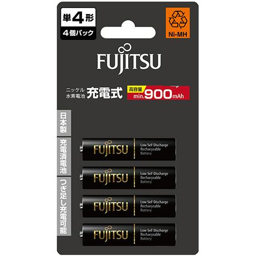 （まとめ） FDK 富士通ニッケル水素電池 高容量タイプ 単4形 HR-4UTHC（4B） 1パック（4本） 【×3セット】 高性能なニッケル水素電池、大容量の単4形電池が1パックに4本入ったセットを3つ 持続力抜群で長時間使用可能 送料無料 FDK 富士通 ニッケル水素電池 高容量タイプ 単4形 HR−4UTHC