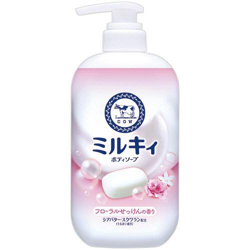 牛乳石鹸 牛乳石鹸共進社 ミルキィボディソープ フローラルせっけんの
