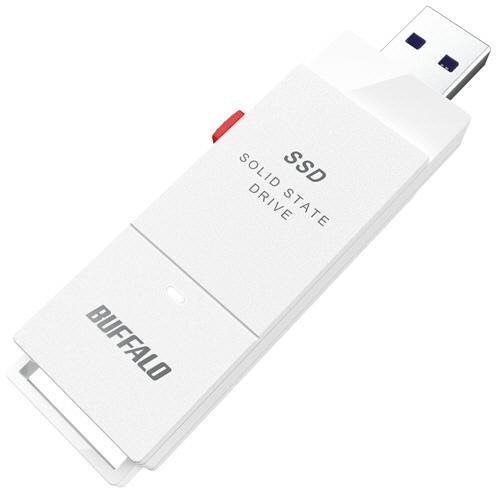 バッファロー　ＵＳＢ３．２（Ｇｅｎ２）　ＴＶ録画　スティック型ＳＳＤ　１ＴＢ　ホワイト　ＳＳＤ−ＳＣＴ１．０Ｕ３−ＷＡ　１台　（お取寄せ品）｜tanomail