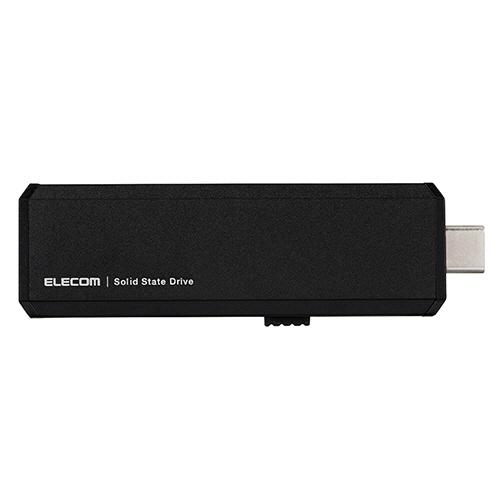 ELECOM エレコム 外付けポータブルSSD 500GB ブラック