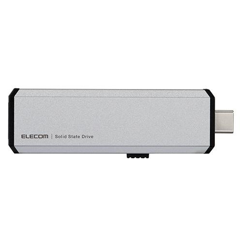 エレコム 外付けポータブルSSD 1TB シルバー ESD 