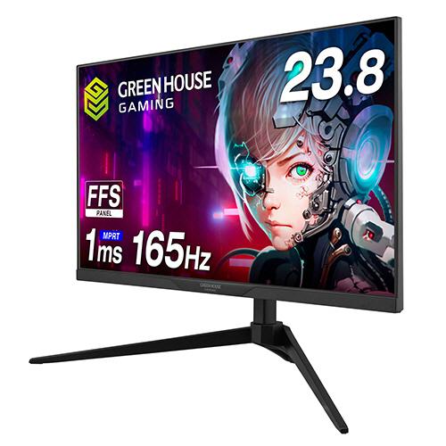 GREEN HOUSE（グリーンハウス） 23．8型 165Hz ゲーミング 