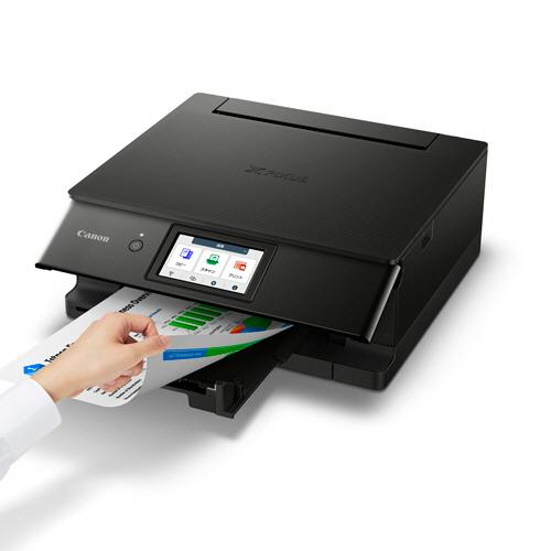 キヤノン　ＰＩＸＵＳ　インクジェット複合機　ＴＳ８７３０　Ａ４　ブラック　６１５２Ｃ００１　１台