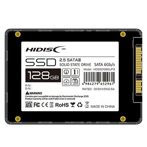 ハイディスク 2．5インチ SATA接続 内蔵SSD 128GB