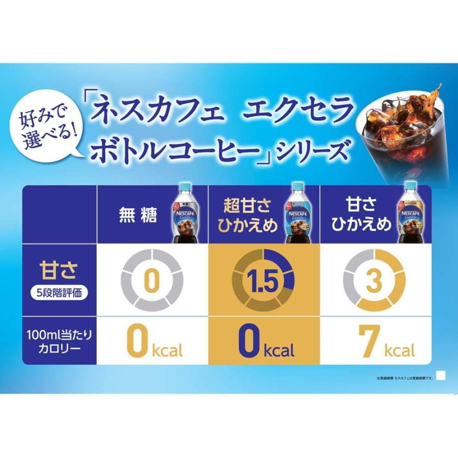 ネスレ　ネスカフェ　エクセラ　ボトルコーヒー　無糖　９００ｍｌ　ペットボトル　１セット（２４本：１２本×２ケース）｜tanomail｜02