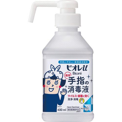 花王　ビオレｕ　手指の消毒液　本体　４００ｍｌ　１セット（１２本）｜tanomail