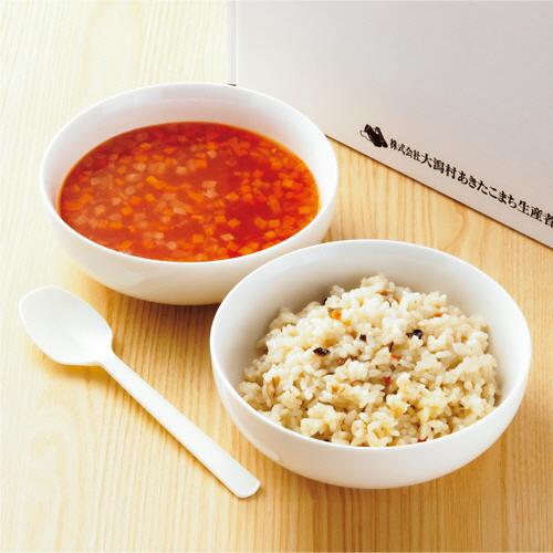 大潟村あきたこまち生産者協会　５年保存食　ごはん・スープ　発熱キット付　ＡＫ−ＧＳ３Ｓ　１ケース（１８食：３食×６パック） 人気・おすすめ｜安定人気・収納便利におすすめ 丁寧対応 配送追跡可 最短翌日到着可能