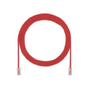 カテゴリ６細径パッチコード　１５ｍ　赤　ＵＴＰ２８ＳＰ１５ＭＲＤ　１本（直送）