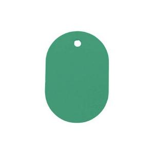 ＴＲＵＳＣＯ　小判札　小　４５×３０ｍｍ　緑　ＴＫＦＳ−ＧＮ　１パック（５枚） （メーカー直送）｜tanomail