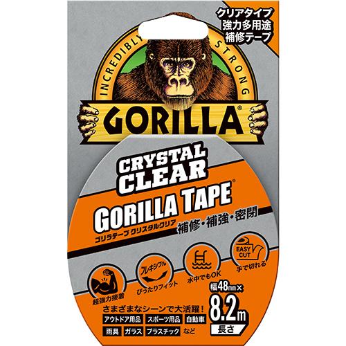 呉工業 ＫＵＲＥ ゴリラ テープ クリスタルクリア ブランド品専門の １巻 高質で安価 メーカー直送品 ４８ｍｍ×８．２ｍ Ｎｏ１７７８