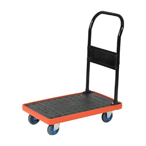 ＴＲＵＳＣＯ　ＭＫＰ樹脂製台車　固定式　７１６ｍｍ×４３６ｍｍ　エアキャスター付　ＭＫＰ−１５８ＡＣ　１台 （メーカー直送）