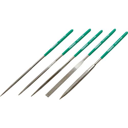 TRUSCO ダイヤモンドヤスリ 精密用 刃長80mm セット GS 