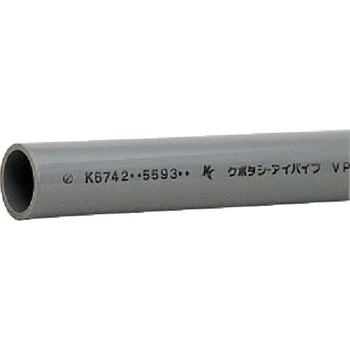 クボタケミックス　ＶＰＷパイプ　呼び径１６×厚さ３．０ｍｍ　ＶＰＷ１６Ｘ０．２５Ｍ　１本 （メーカー直送）｜tanomail