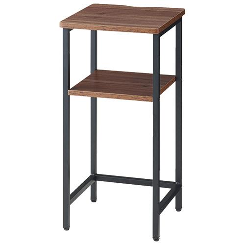 ＹＡＭＡＺＥＮ　受付台　幅３５０×奥行３５０×高さ７２５ｍｍ　ウォルナットブラウン／サンドブラック　ＭＲＴ−３５Ｒ（ＷＢ／ＳＢＫ）　１台 | 山善