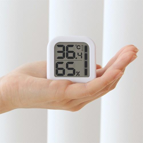 ドリテック　デジタル温湿度計　モルモ　ホワイト　Ｏ−４０５ＷＴ　１個｜tanomail｜02