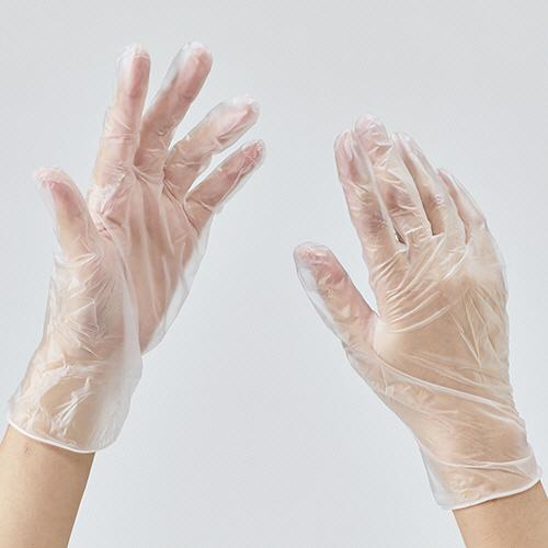 メディテックジャパン　プラスチック手袋ＮＥＸＴ　パウダーフリー　ナチュラル　Ｍ　ＮＥＸＴ−ＰＦＮ−Ｍ　１箱（１００枚）