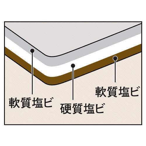 オルファ　カッターマット　Ａ２　４５０×６２０ｍｍ　表面：ソフトグレー　裏面：ブラウン　１５９Ｂ　１セット（５枚）（お取寄せ品)_4
