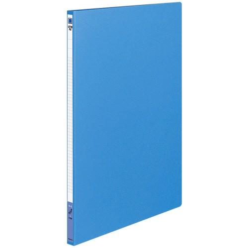 レターファイル（色厚板紙）　Ｂ４タテ　１２０枚収容　背幅２０ｍｍ　青　フ−５５４Ｂ　１セット（１０冊）（お取寄せ品)