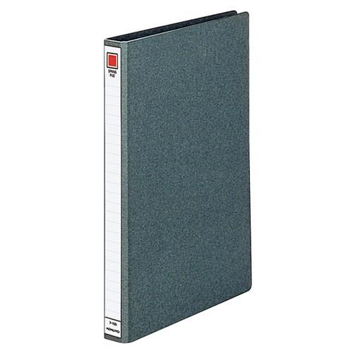 スプリングファイル　Ａ４タテ　２穴　２００枚収容　背幅３３ｍｍ　フ−１００　１セット（１０冊）（お取寄せ品)