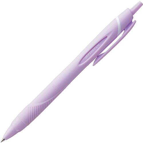 パープル　ボールペン 三菱鉛筆 油性ボールペン ジェットストリーム 0．38mm ソフト