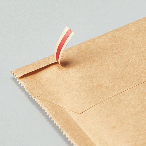 ＴＡＮＯＳＥＥ　クッション封筒　小物用　内寸１３０×２１５ｍｍ　茶　１セット（１０００枚：２００枚×５ケース）_1