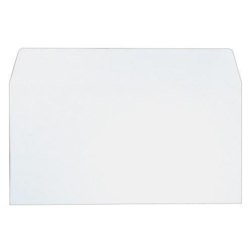 透けない封筒　ケント　水のり付　洋長３　１００ｇ／ｍ2　〒枠なし　ＸＥＰ６２０　１セット（５００枚：１００枚&times;５パック）