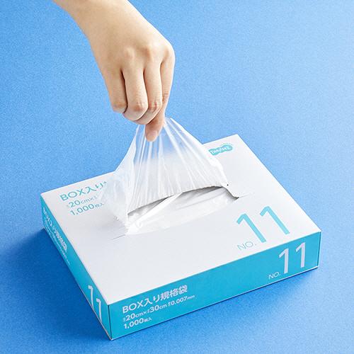 大塚商会 TANOSEE BOX入り規格袋 半透明 No．11 0
