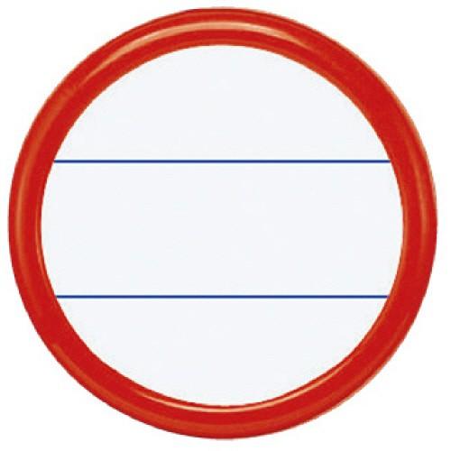 コクヨ 丸型名札（安全ピン・クリップ両用型） 表示面直径40mm 赤 ナフ−15R 1セット（50個） (お取寄せ） :9160637:ぱーそ