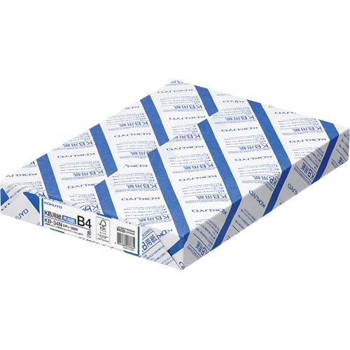 ＫＢ用紙（共用紙）　Ｂ４　ＫＢ−３４Ｎ　１箱（２５００枚：５００枚×５冊）（お取寄せ品)