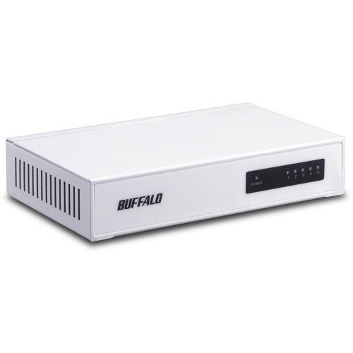 BUFFALO（バッファロー） 10／100M対応 スイッチングハブ 金属筐