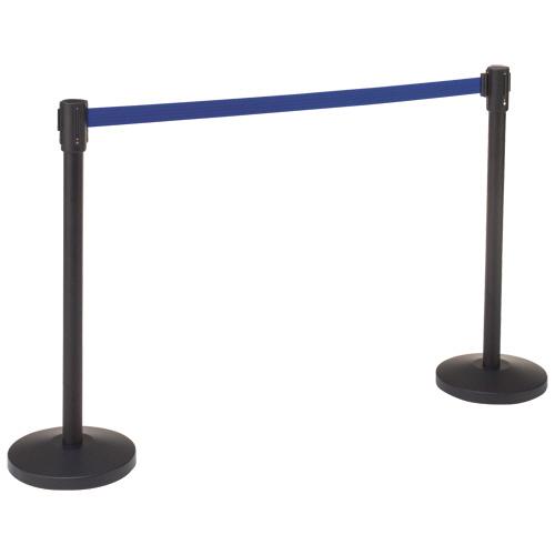 ベルトパーテーションスタンドSH ブラックタイプ ベルト：青 1