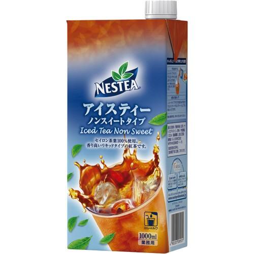 ネスレ ネスティー アイスティー ノンスイートタイプ １ｌ 紙パック １ケース ６本 ぱーそなるたのめーる 通販 Paypayモール