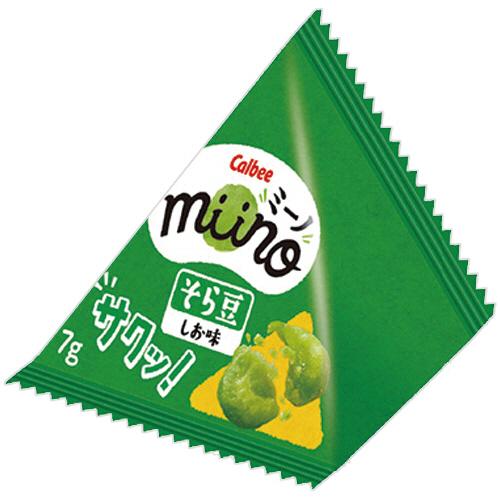 カルビー（Calbee） miino そら豆 しお味 三角パック 56g