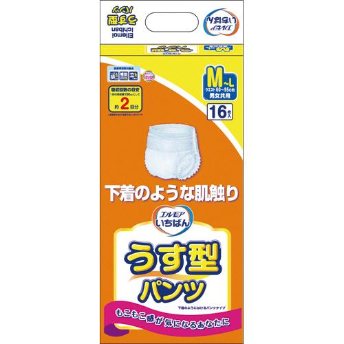 エルモアいちばん カミ商事 エルモア いちばん うす型パンツ M−L 1