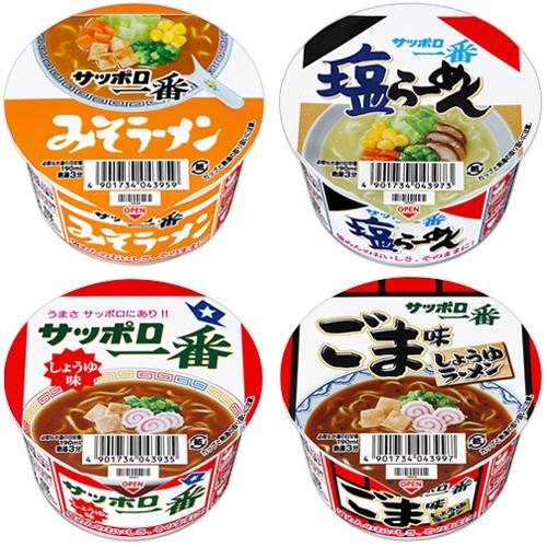 サンヨー食品 サッポロ一番 バラエティーパック ミニどんぶり 1セット(24食:4食×6パック)|tanomail|02