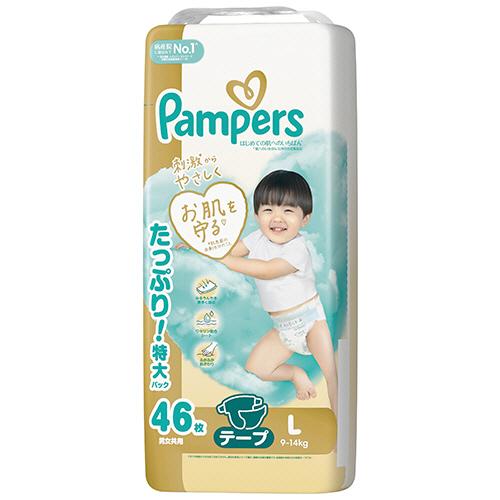 P&G パンパース はじめての肌へのいちばんテープ ウルトラジャンボ L 