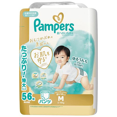 P&G パンパース 肌へのいちばんパンツ ウルトラジャンボ Mはいはい 