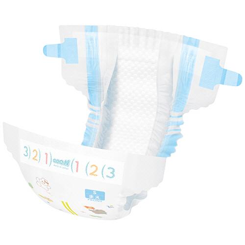 大王製紙　グーン　ゆるうんちモレ０へ　テープ　大容量　Ｓサイズ（４−８ｋｇ）　１セット（２９６枚：７４枚×４パック）　（お取寄せ品）の画像