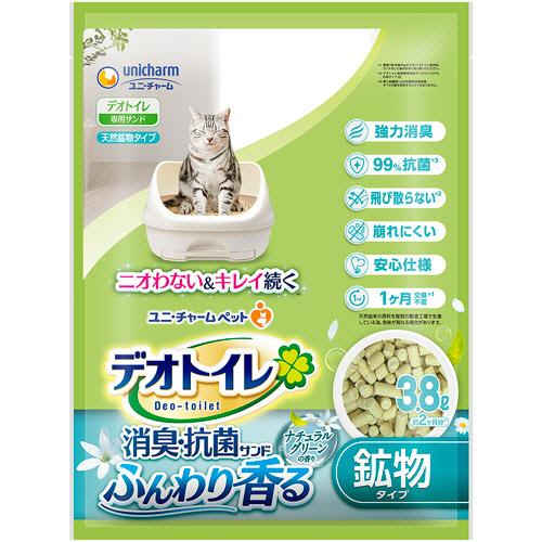 unicharm（ユニチャーム） 猫砂 デオトイレ サンド 3.8L 4パック 