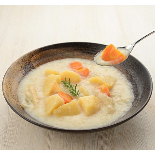 美味しい防災食 アレルゲン28品目不使用 ホワイトシチュー 250g 38食 美味しい防災食 アレルゲン28品目不使用4種セット – アルファフーズ